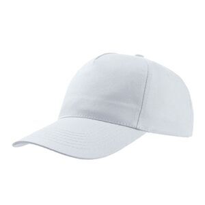 Atlantis Start 5 Panel Cap (Pack of 2) / White